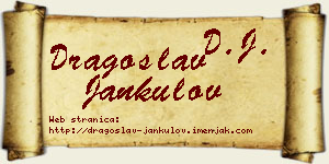 Dragoslav Jankulov vizit kartica